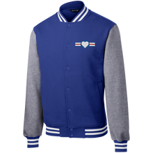 Load image into Gallery viewer, ST270 Fleece Letterman Jacket
