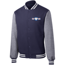 Load image into Gallery viewer, ST270 Fleece Letterman Jacket
